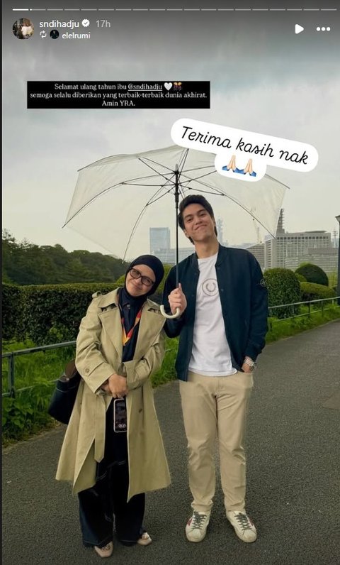 Dapat Ucapan Selamat Ulang Tahun dari El Rumi, Ibu Syifa Hadju Beri Balasan Haru