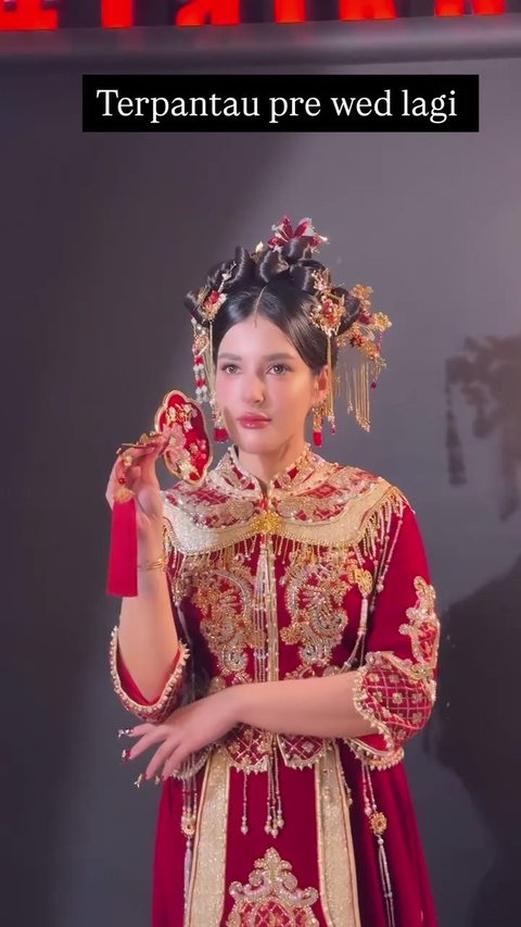 Bikin Pangling, 7 Potret Tasya Farasya Makeup Ala Pengantin China Padahal Berwajah Arab