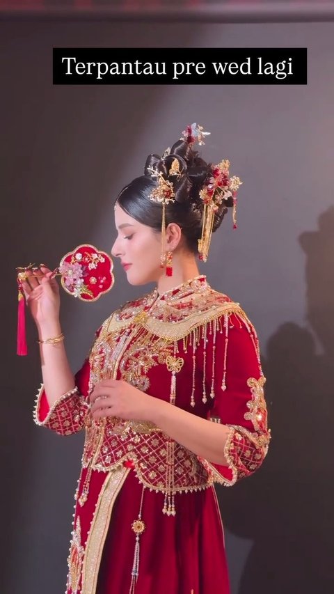 Bikin Pangling, 7 Potret Tasya Farasya Makeup Ala Pengantin China Padahal Berwajah Arab