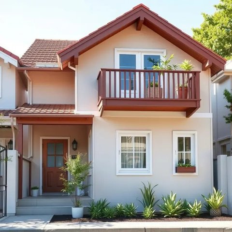 8 Inspirasi Model Rumah 2 Lantai Berukuran Mungil, Fungsional dan Bikin Nyaman