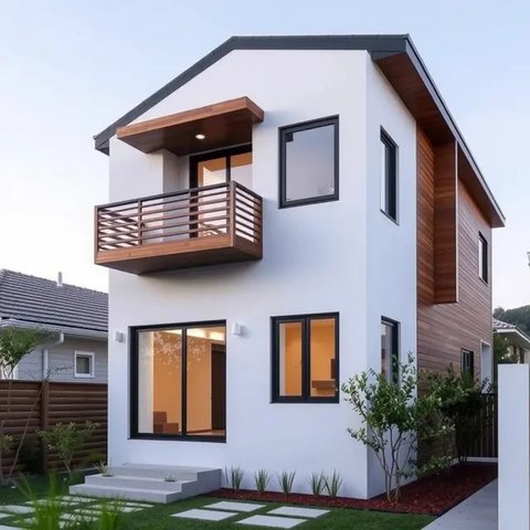 8 Inspirasi Model Rumah 2 Lantai Berukuran Mungil, Fungsional dan Bikin Nyaman