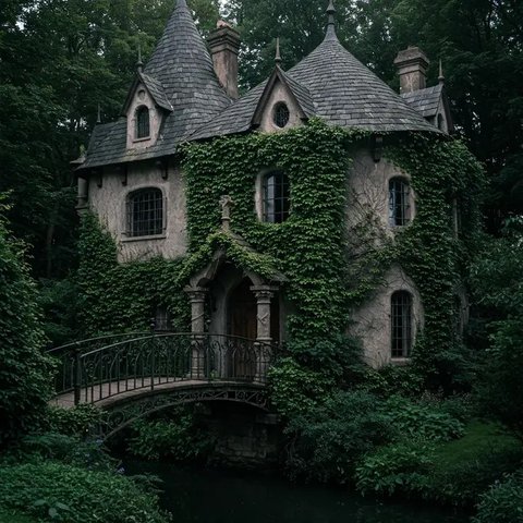 Rumah indah bak rumah dongeng (Foto: Rizka Nur Laily via ChatGPT)