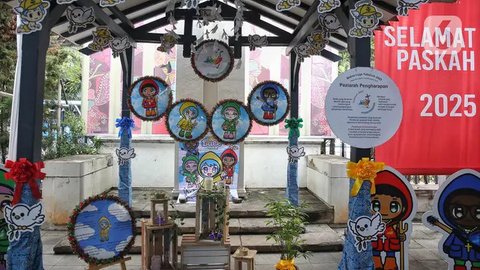 Suasana Misa Kamis Putih di Gereja Katedral Jakarta Berlangsung Khidmat