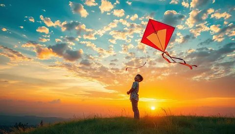 cara memainkan gobak sodor Ilustrasi dibuat Stable Diffusion