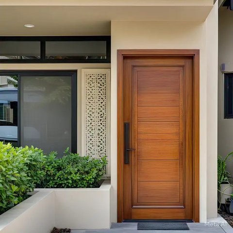 Model Pintu Rumah 1 Pintu