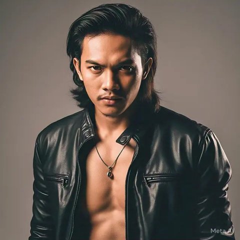 cara cepat memanjangkan rambut pria Ilustrasi dibuat Stable Diffusion