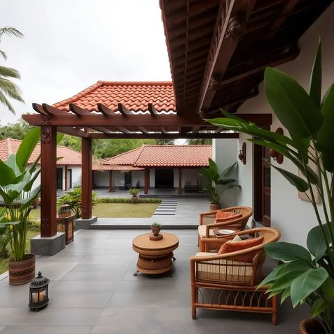 Model Atap Teras Rumah Modern yang Asri dengan Budget Minimalis