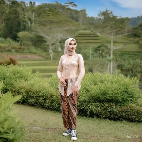 Ilustrasi Kebaya Klasik
