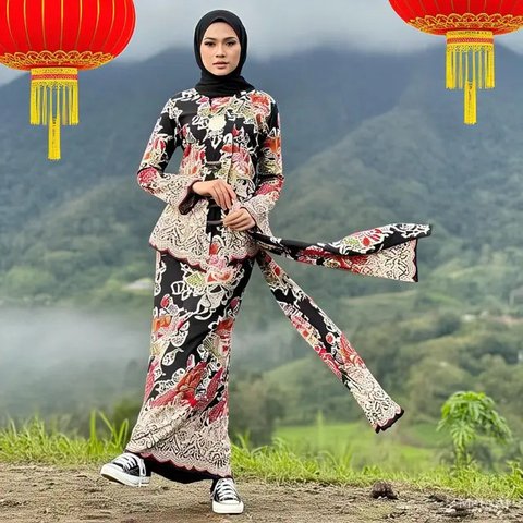 Ilustrasi Kebaya Klasik