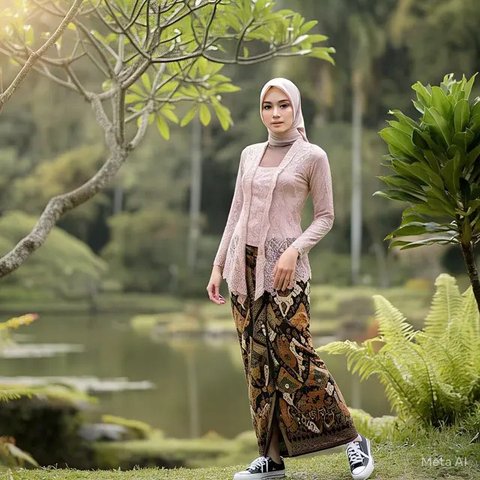 Ilustrasi Kebaya Klasik