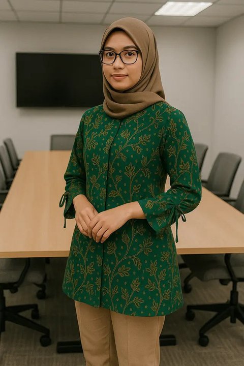 5 Model Tunik Batik untuk Kantor, Tampil Elegan dan Santai