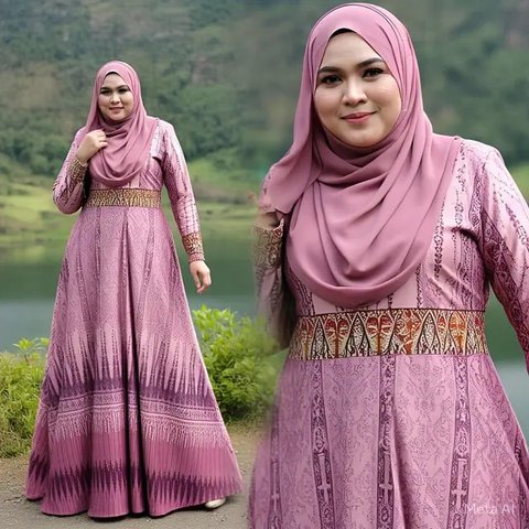 Gamis A-Line untuk Seluruh Bentuk Badan