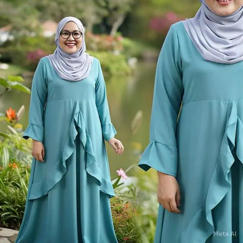 Gamis A-Line untuk Seluruh Bentuk Badan