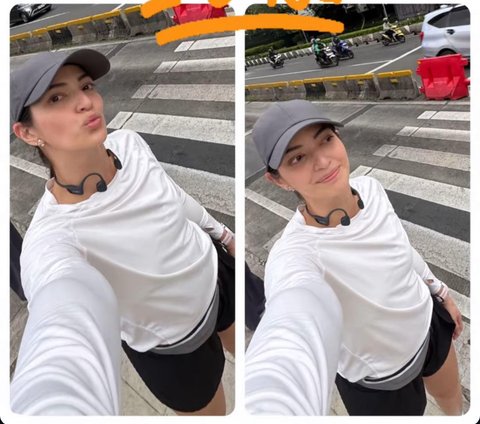 4 Potret Nia Ramadhani Jogging Pagi Tanpa Makeup, Tampil Natural dan Menawan