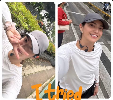 4 Potret Nia Ramadhani Jogging Pagi Tanpa Makeup, Tampil Natural dan Menawan