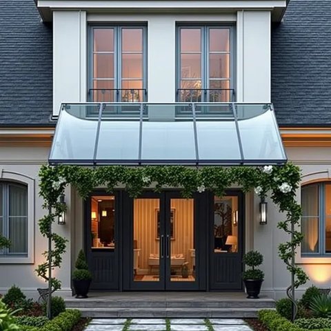 Tren Model Teras Rumah Terbaru Kanopi 2025 (Sumber: qwen.ai)