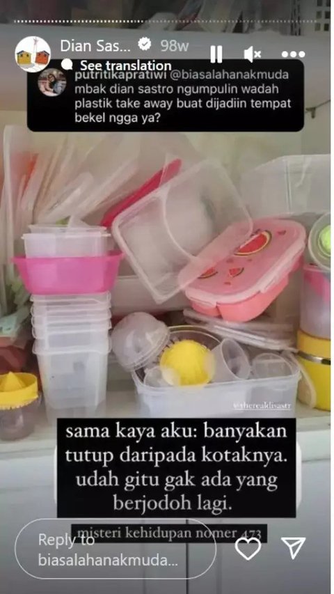 Bukan Setting Film, Ini Dapur Asli Dian Sastrowardoyo yang Super Estetik
