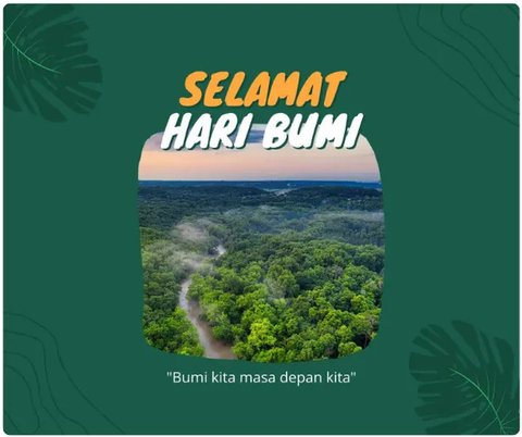 8 Link Twibbon Hari Bumi Gratis yang Simpel dan Elegan, Desainnya Tidak Pasaran (Foto: Canva/Canva Creative Studio)
