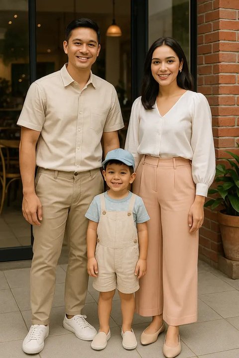 Smart Casual Outfit untuk Keluarga Muda di Tahun 2025 (Foto: Rizka Nur Laily via ChatGPT)