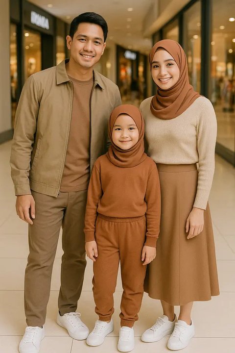 Smart Casual Outfit untuk Keluarga Muda di Tahun 2025 (Foto: Rizka Nur Laily via ChatGPT)