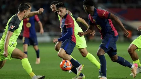 Barcelona Cuma Cetak 1 Gol dari 40 Tembakan, Begini Reaksi Hansi Flick