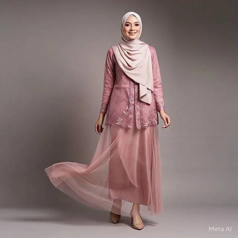 Intip gaya busana Xaviera Putri tampil manis dengan kebaya organza (@xavieraputri)