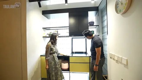 Ilustrasi Dapur Fathia Izzati (Image by TAULANY TV on YouTube)