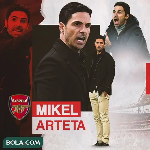 Arsenal - Mikel Arteta (Bola.com/Adreanus Titus)