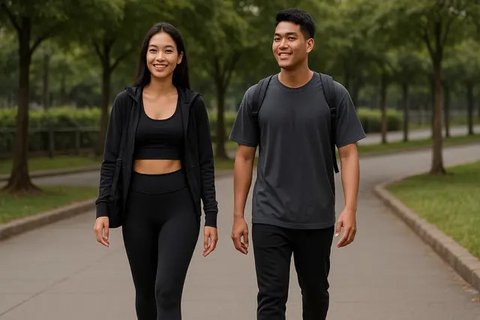 Outfit Jalan-jalan yang Simpel dan Nyaman Seharian (Foto: ChatGPT)