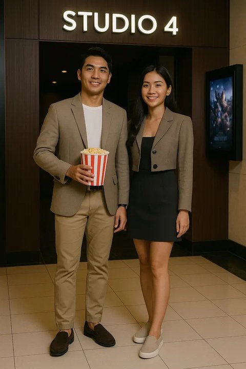 Outfit Nonton Bioskop untuk Pria dan Wanita yang Nyaman dan Stylish di Tahun 2025 (Foto: ChatGPT)