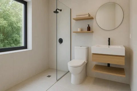6 Inspirasi Desain Kamar Mandi Minimalis 2x2 yang Elegan dan Estetik, Cocok untuk Hunian Modern