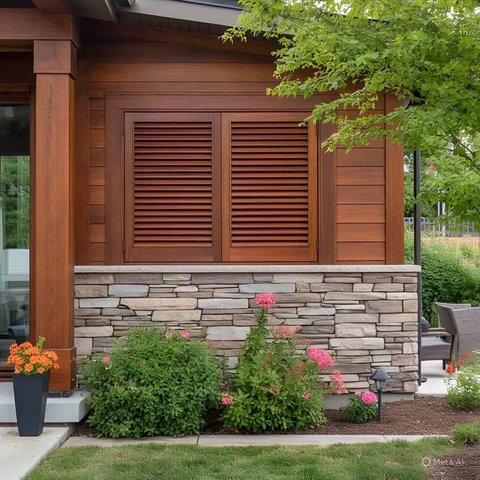 5 Model Ventilasi Rumah dari Kayu yang Estetik dan Fungsional (sumber: AI)