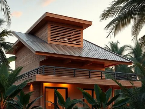 5 Model Ventilasi Rumah dari Kayu yang Estetik dan Fungsional (sumber: AI)