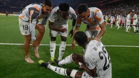 Ricuh Setelah Final Copa del Rey: Rudiger Dihukum 6 Laga, Kartu Merah Bellingham Dibatalkan