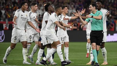 Ricuh Setelah Final Copa del Rey: Rudiger Dihukum 6 Laga, Kartu Merah Bellingham Dibatalkan