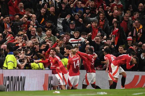 Usai duel melawan Dortmund, Manchester United akan melawan klub Prancis, Lens dilanjut dengan laga versus Athletic Bilbao. (AFP/Patrick T. Fallon)