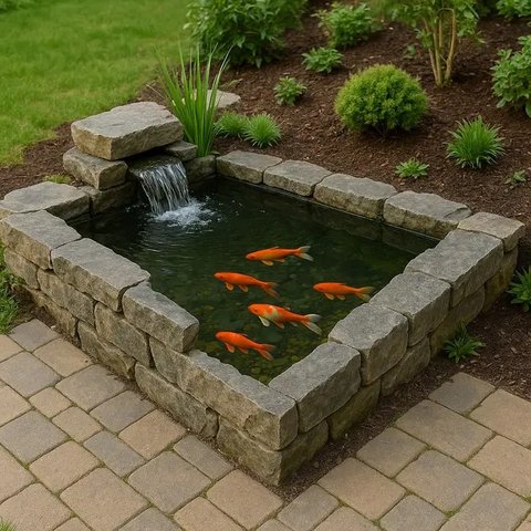 Kolam Ikan di Dalam Rumah (Image by meta AI)