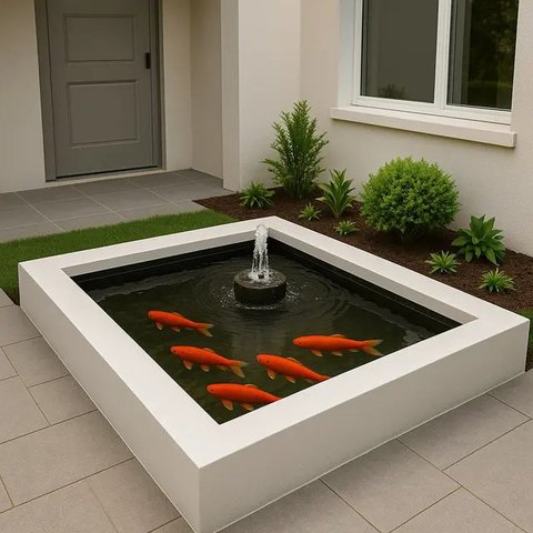 Kolam Ikan di Dalam Rumah (Image by meta AI)