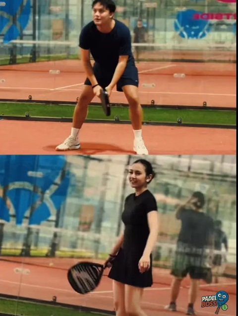 Intip gaya sporty Mahalini Raharja saat main padel (@rizkyfbian)