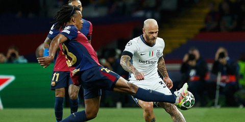 Hasil Barcelona vs Inter Milan: Skor 3-3