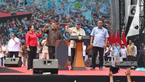 Presiden juga menegaskan kesejahteraan kaum buruh tidak hanya ditempuh melalui kebijakan pelaku usaha. (Liputan6.com/Angga Yuniar)