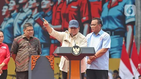 Terakhir kali Presiden RI menghadiri aksi hari buruh terjadi tepat 60 tahun lalu pada perayaan hari buruh tahun 1965 yang dihadiri oleh Presiden Soekarno. (Liputan6.com/Angga Yuniar)