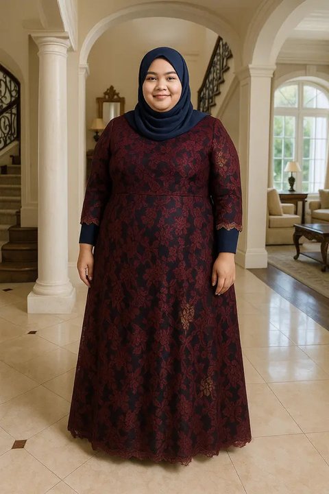 5 Tips Memilih Model Dress Brokat untuk Plus Size dan Pendek (sumber: AI)