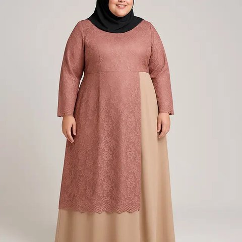 5 Tips Memilih Model Dress Brokat untuk Plus Size dan Pendek (sumber: AI)
