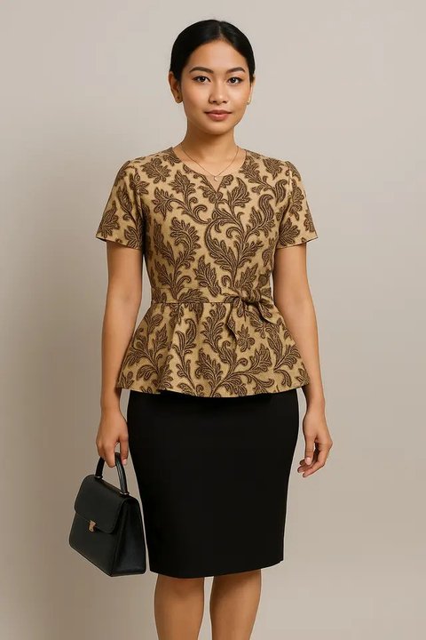 Blus Batik Asimetris (Foto: ChatGPT)