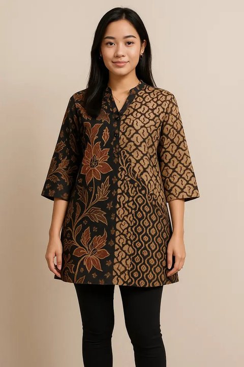 Blus Batik Asimetris (Foto: ChatGPT)