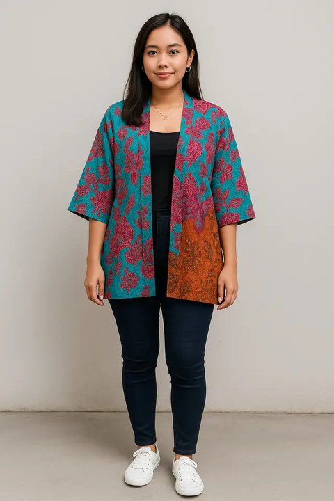 Blus Batik Asimetris (Foto: ChatGPT)