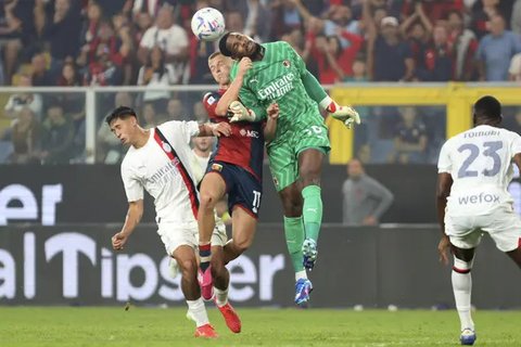 Liga Italia - Genoa Vs AC Milan (Bola.com/Adreanus Titus)