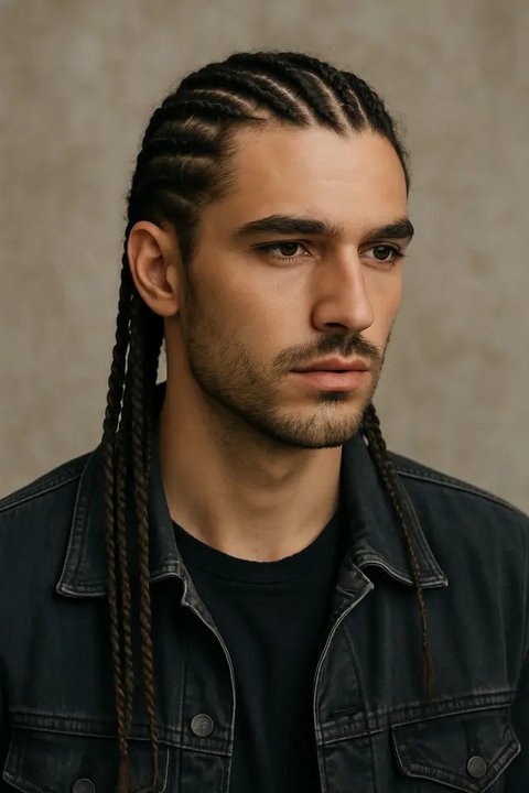 Model Rambut Panjang Pria (Image by ChatGPT)