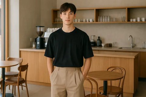 Menikmati momen liburan ke Thailand, adik dari Keenan Pearce mengunjungi berbagai tempat wisata. Salah satu tempat wisata yang ia kunjungi adalah pantai Choeng Mon. Dalam potretnya tersebut,